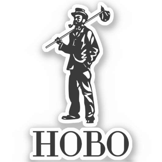 Sticker HOBO Conception originale et authentique (Recto)