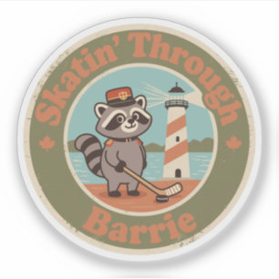 Sticker Hockey rétro de Barrie au Canada
