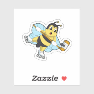 Sticker Hockey sur glace Bee Hockey sur glace