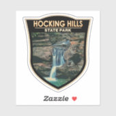 Sticker Hocking Hills State Park Ohio Art (Feuille)