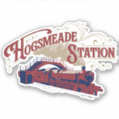 Sticker HOGSMEADE Station Vintage Graphisme (Devant)