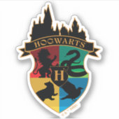 Sticker HoGWARTS™ Castle Crest House Insigne de fierté (Devant)