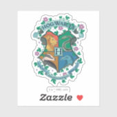 Sticker HOGWARTS™ Floral Crest (Feuille)