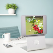 Sticker Holly Berries 005 (Ordinateur portable sur le bureau)
