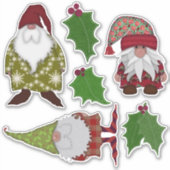 Sticker Holly et Gnomes de Noël | Apparence (Devant)