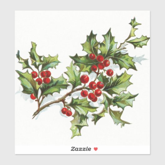 Sticker HollyBerries 001 (Feuille)