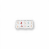 Sticker Holographique 54321 Fond Mindfulness (Devant)