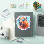 Sticker Holographique Capybara (Couverture iPad)