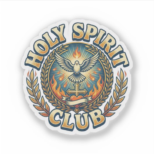 Sticker Holy Spirit Club (Devant)