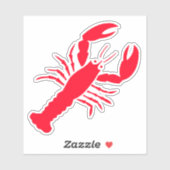 Sticker Homard amovible 4Lonnie (Feuille)