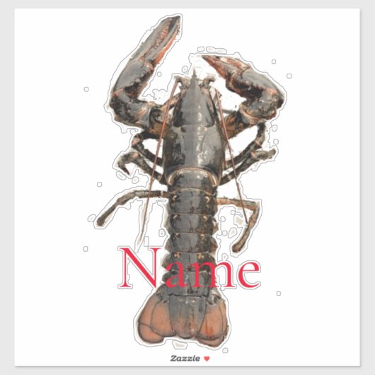 Sticker Homard frais du Maine Thunder_Cove (Feuille)