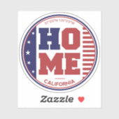 Sticker Home California (Feuille)