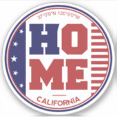 Sticker Home California (Devant)