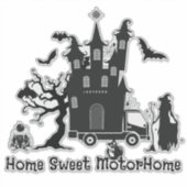 Sticker Home Sweet MotorHome (Devant)