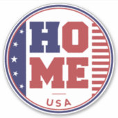 STICKER HOME USA (Devant)