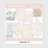 Sticker Homeschool Inspirerende offertes (Vel)