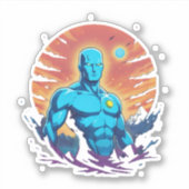 Sticker Homme bleu Du Nord9 (Devant)