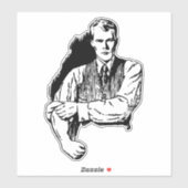 Sticker Homme en colère (Feuille)