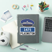 Sticker Homme Police du Royaume-Uni Casquette plat avec no (Couverture iPad)