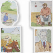 Sticker Hommes actifs (Devant)