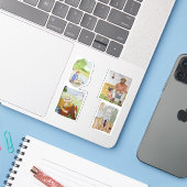 Sticker Hommes actifs (Ordinateur portable avec iPhone)