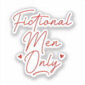 Sticker Hommes de fiction uniquement (Recto)
