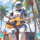 Sticker Honda asimo nasa robonaut automate jouant gui... (Devant)