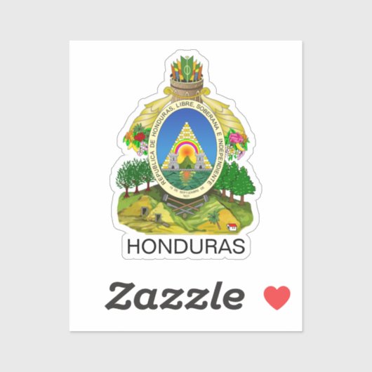 Sticker Honduras (Feuille)