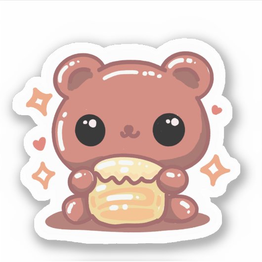 Sticker Honey Bear  (Devant)