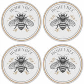 Sticker Honey Bee (Devant)