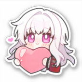 Sticker Honkai Star Rail Chibi Clara (Devant)