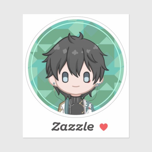 Sticker Honkai Star Rail Chibi Dan Heng (Feuille)