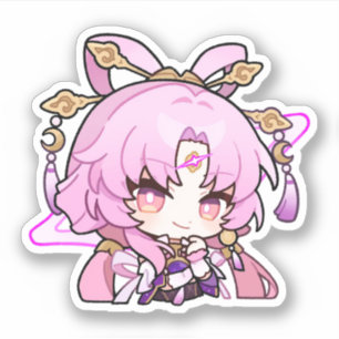 Sticker Honkai Star Rail Chibi Fu Xuan