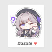 Sticker Honkai Star Rail Chibi Herta (Feuille)