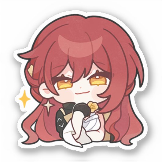 Sticker Honkai Star Rail Chibi Himeko (Devant)