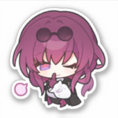 Sticker Honkai Star Rail Chibi Kafka Shhh (Devant)