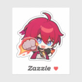 Sticker Honkai Star Rail Chibi Luka (Feuille)