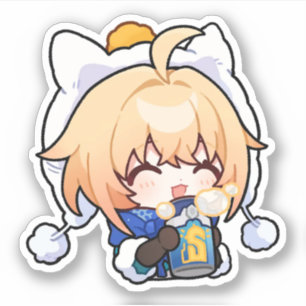 Sticker Honkai Star Rail Chibi Lynx