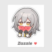 Sticker Honkai Star Rail Chibi Stelle Watermelon (Feuille)