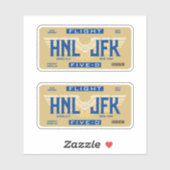 Sticker Honolulu à New York vol 5-0 (Feuille)