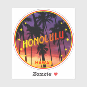 Sticker Honolulu Hawaii