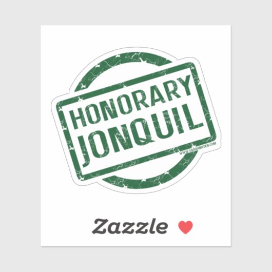 Sticker "Honorary Jonquil", (Feuille)