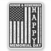 Sticker Honte Souvenez-vous du Joyeux Jour commémoratif Dr (Devant)