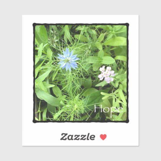 Sticker Hope 4 x 4 Vinyl (Feuille)