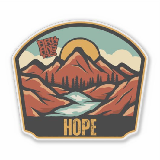 Sticker Hope, Arkansas (Devant)