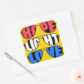Sticker Hope Light Love Biden (Enveloppe)