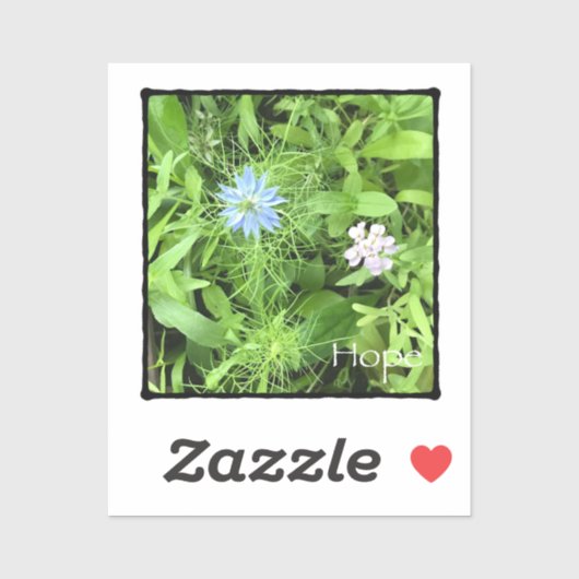 Sticker Hope Tiny 2 x 2 Vinyl (Feuille)