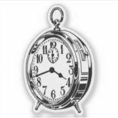 Sticker Horloge d'alarme (Devant)
