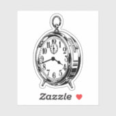 Sticker Horloge d'alarme (Feuille)
