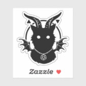 Sticker - "Horned Cat" (Feuille)